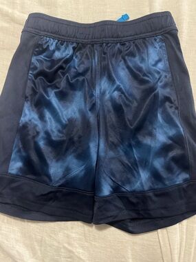 Kids Navy Blue Athletic Shorts